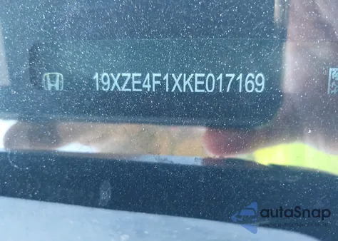 2019 Honda Insight Lx from USA, damaged, VIN 19XZE4F1XKE017169